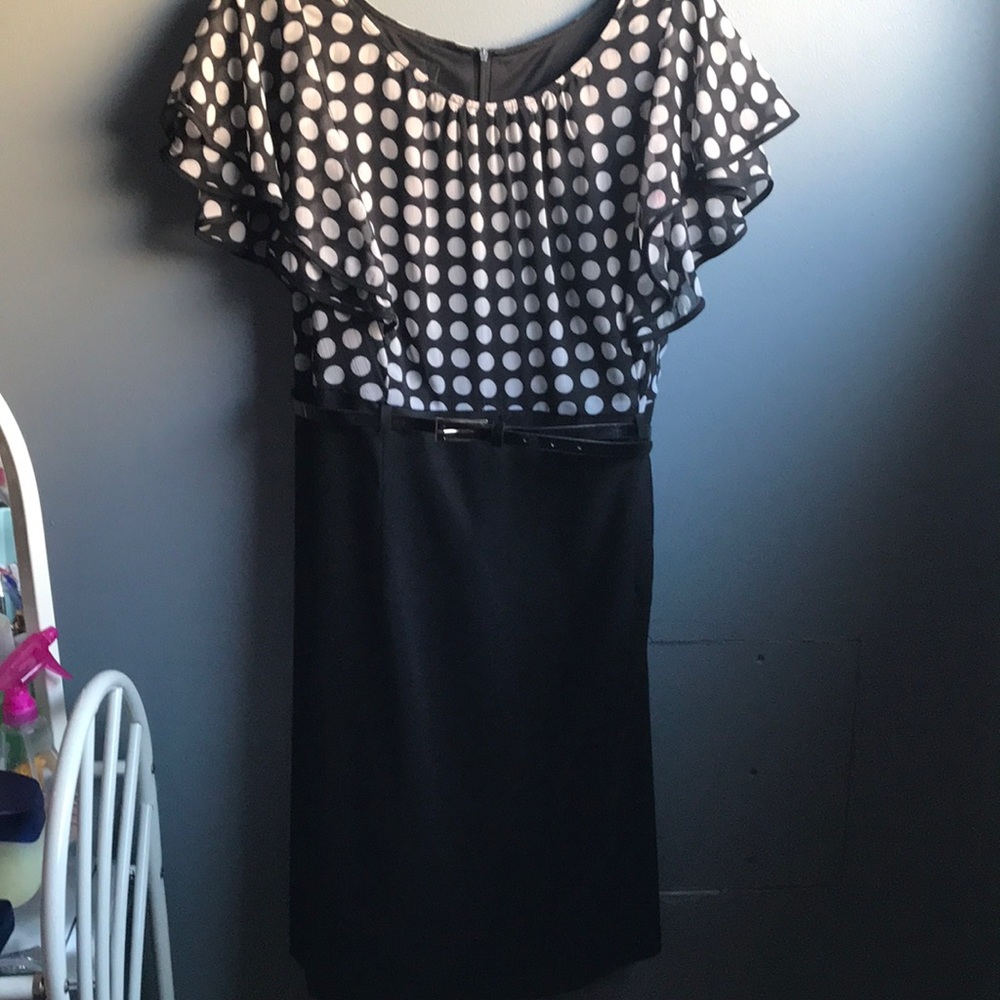 Alyx Woman | Black and White Polka Dot Dress